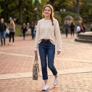 Free People Capri Blue Cotton Stretch Raw Hem High Rise Jeans NWT size 27